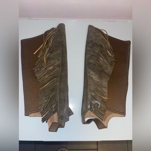 Women’s Fringed Half Chaps